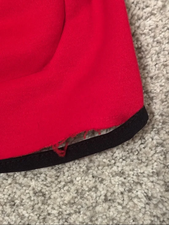 Nike Red and Black Zip-Up Hooded Jacket - Picture 5 of 5